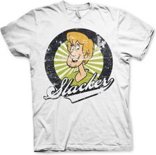 Image of Scooby Doo Shaggy The Slacker T-Shirt White