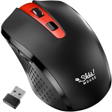 SHHHMOUSE Silent Mouse Wireless Computer Mouse Wireless Mouse for Laptop Mo...