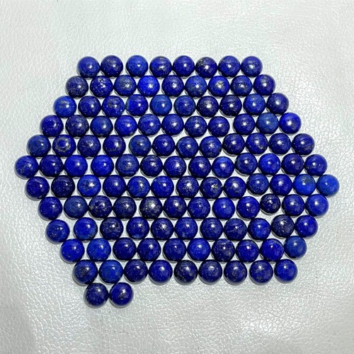 Lapislazuli Astrologie Edelstein Anhänger Herstellung Rund Cabochon Natur 10mm - Bild 5 von 5