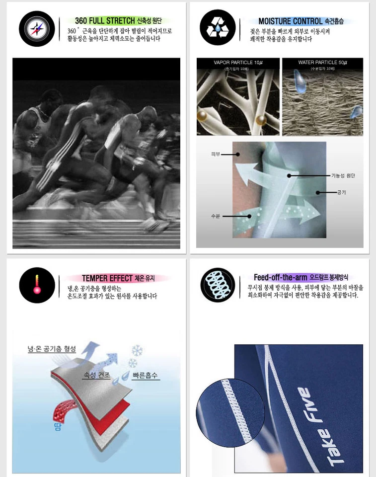 Camisa para correr Take Five para hombre piel apretada compresión capa base S~2XL negra 014 Foto 4 de 4