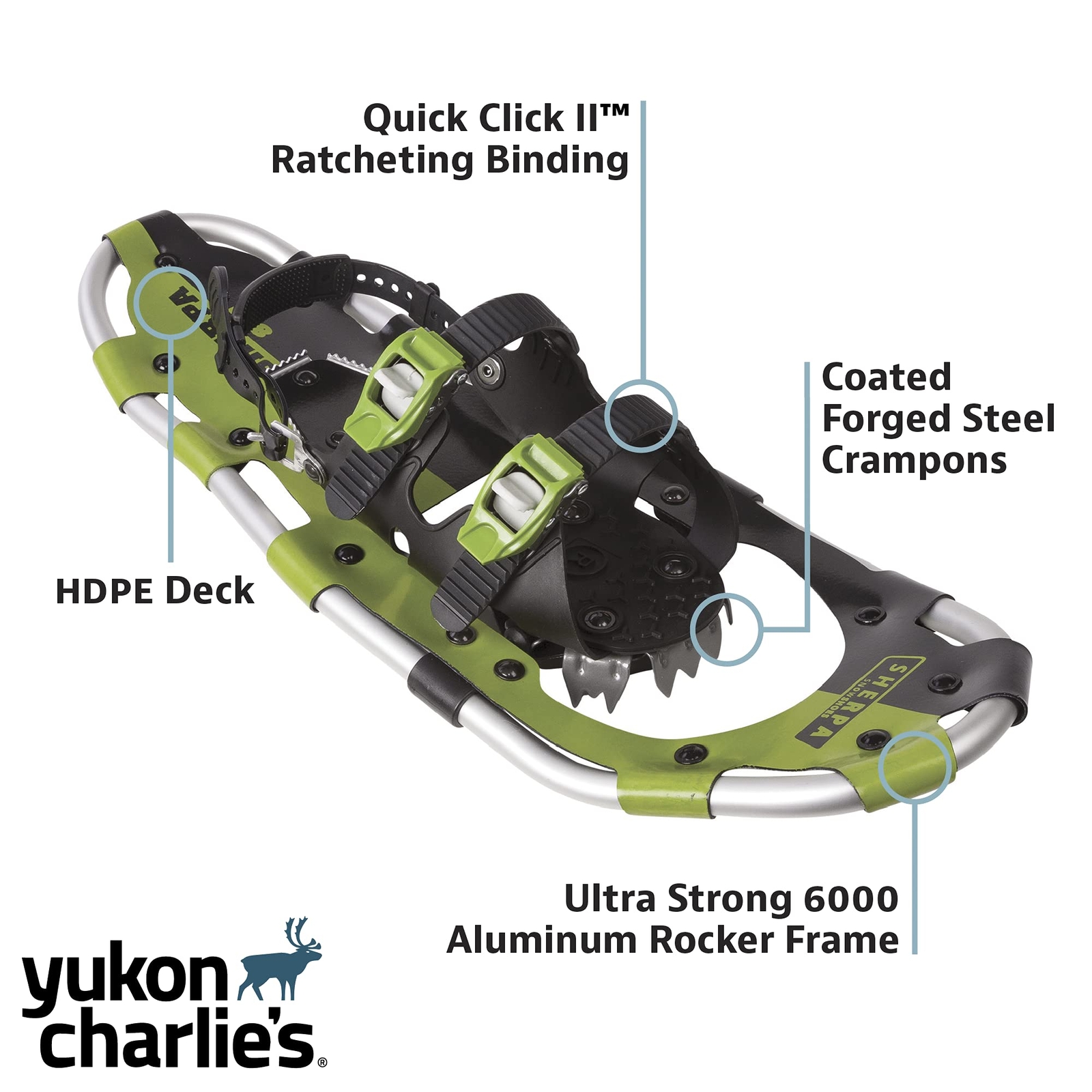 Yukon Charlies Sherpa Snowshoe Kit, 821 737826503803 eBay