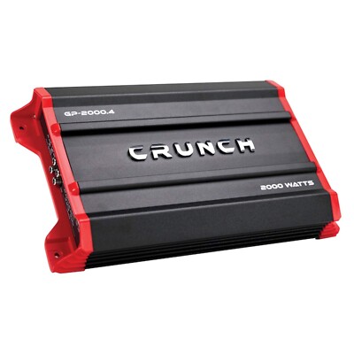 Crunch Ground Pounder GP-2000.4 | 2000W 4 Channel Full Range Amplifier | GP20004