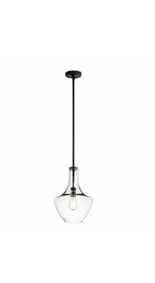 Kichler 42141OZCLR Everly Farmhouse Pendant Light In Olde Bronze
