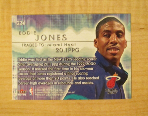 Charlotte Hornets 2000-01 Fleer Focus 20/20 #236 - Imagen 2 de 2