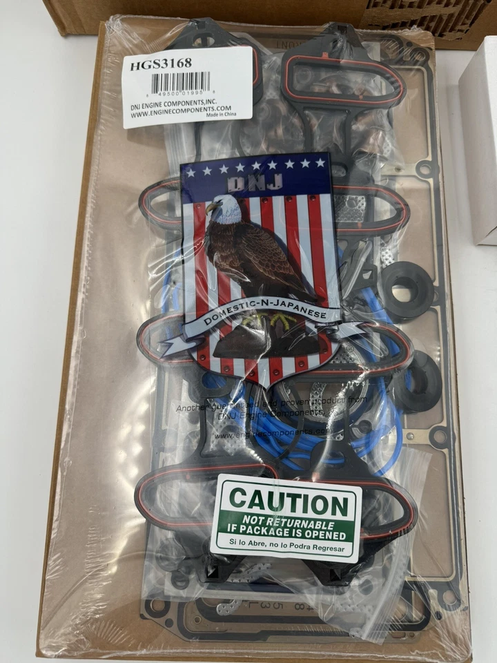 Juego de juntas de culata DNJ con kit de pernos de culata 2004-2008 Buick Cadillac Chevy Foto 4 de 4