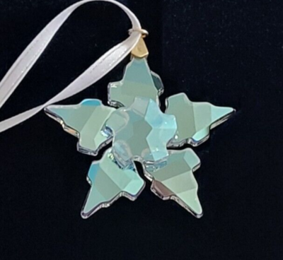 SWAROVSKI Weihnachtsstern Klein 2021 Christmas Ornament AURORA BOREALIS (3)  MINT | eBay
