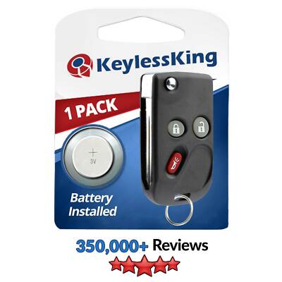 Keyless Entry Remote Car Fob Control Flip Key Transmitter Alarm for LHJ011
