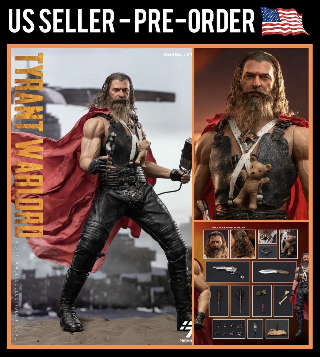 PREORDER - 1/6 Mad Max Furiosa Dementus Figure Premier Toys PT