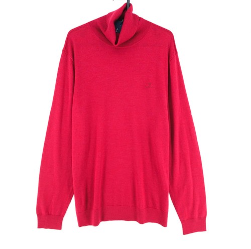 GANT Red Turtle Neck 100% Wool Sweater 