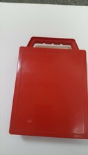 Red Plastic Storage Case