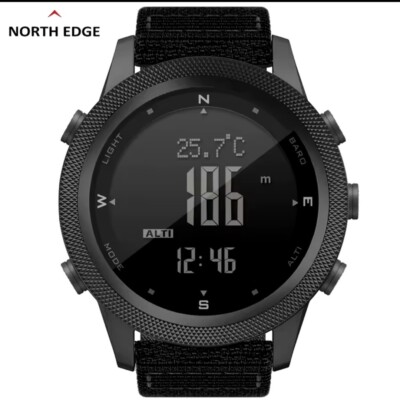 NORTH EDGE Apache-46 Tactical Outdoor Quarzuhr mit Höhenmesser & Kompass    