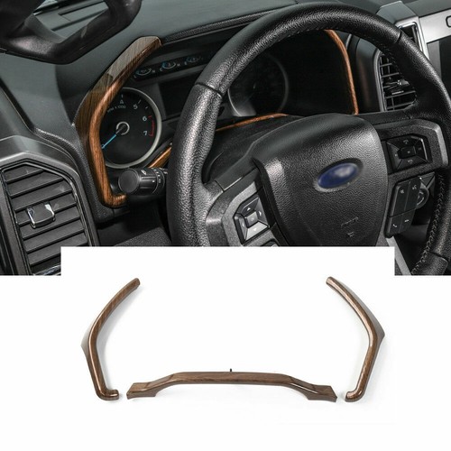 Wood Grain Full Set Interior Decoration Trim Cover Kits Fits 20152020