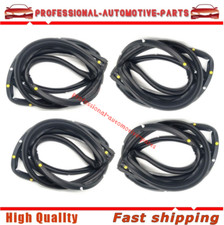 4pcs For 1994-1997 Honda Accord Door Weatherstrip Sllence Opening Gasket On Door