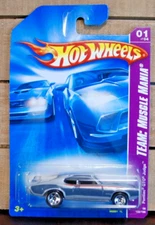 HOT WHEELS 1/64 DIECAST CAR 69 PONTIAC GTO JUDGE PRO TOURING SILVER ©2007 ISSUE
