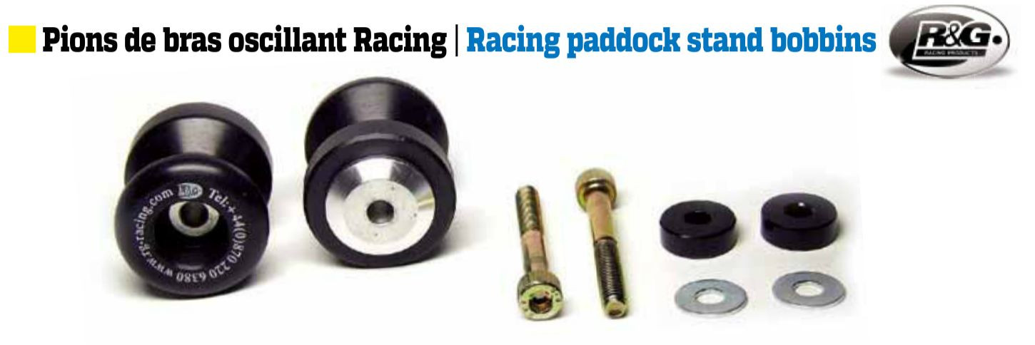 Pions de bras oscillant R&G Racing KTM 1050 Adventure finition premium