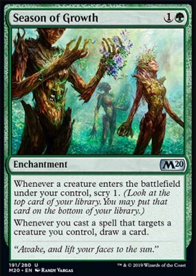 MTG Magic the Gathering Season of Growth (191/357) Core Set 2020 LP
