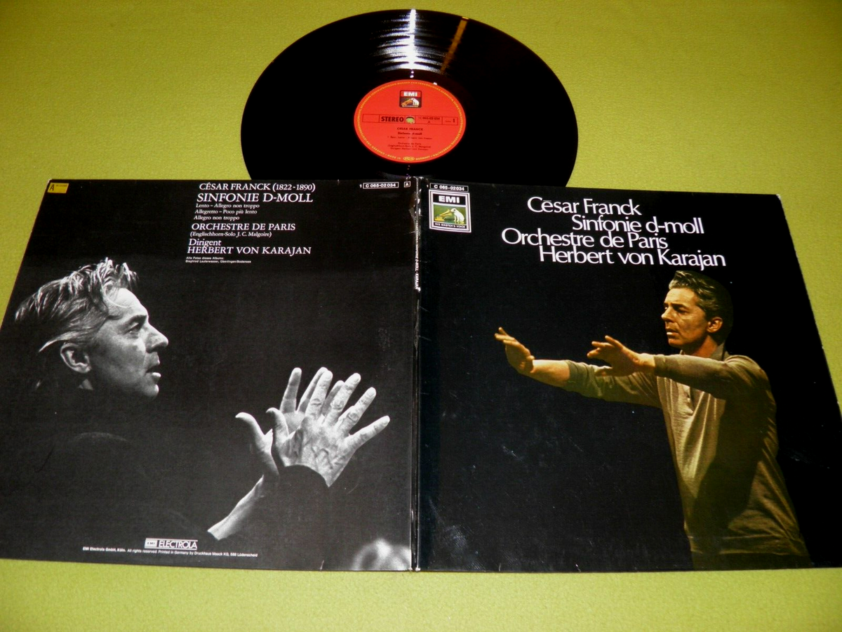 その他 LP Herbert von Karajan Franck Symphony Cesar Franck - Symphony In D Minor - Herbert von Karajan