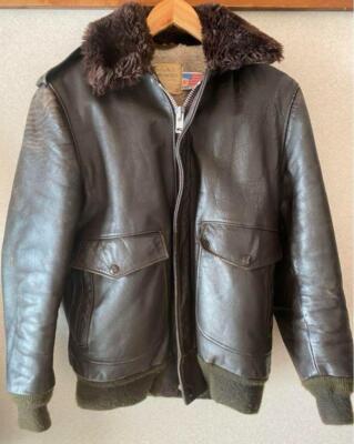 SCHOTT G-1 A-2ジャケット ブラウン Schott G-1 A-2 Flight Jacket Dark Brown Leather Long Version