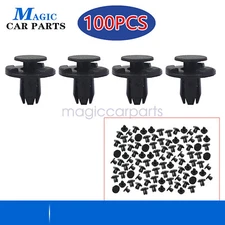 100Pcs Fit for Nissan Infiniti Cowl Bumper Fender Liner Push Clips 01553-05323