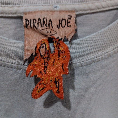 Pirana Joe Cozumel T-Shirt Adult Large Garment Dyed Beige Mexico Beach Souvenir - Picture 7 of 21