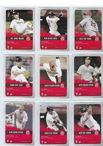 2019 SCC Premium Collection 2 Korea Baseball SK Wyverns Team Set Kim Kwang Hyun - Picture 4 of 6