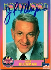 Jack Klugman autographed trading card (Actor) 1991 Hollywood Walk of Fame #78