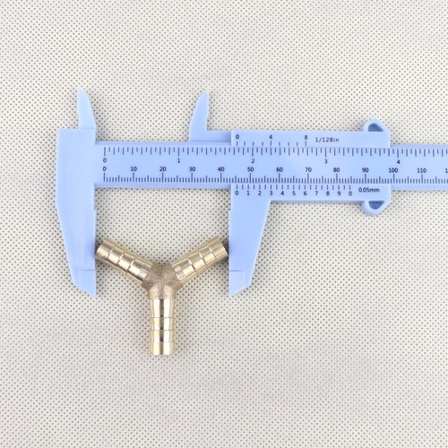 5/16"(8mm) 3Pcs Y-3 Way Shaped Brass Barbed Hose tails, for fuel ,oil etc - Picture 5 of 6