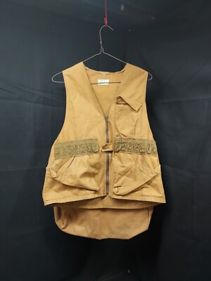 1960s 1970s LL BEAN Duck Upland Bird Canvas Hunting Vest Freeport Maine USA 