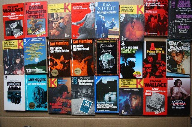 65 Krimi-Taschenbücher gut JV5486 65 Krimi-Taschenbücher gut JV5486