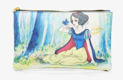 Loungefly Disney Snow White And The Seven Dwarfs Watercolor Cosmetic Makeup Bag