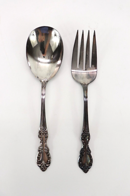 Original WM Rogers Mfg Co. Extra Plate Silverplate Serving Spoon