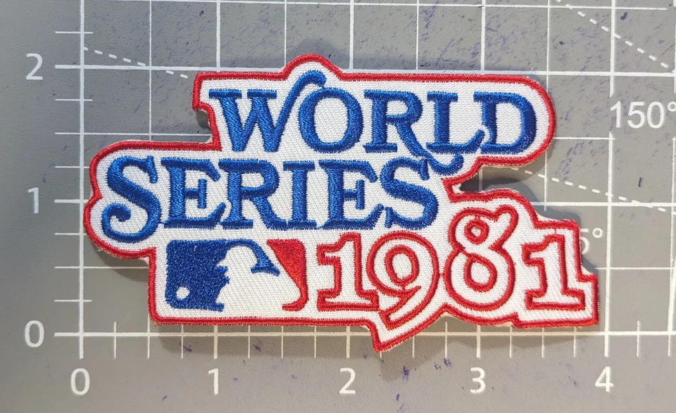 World Series Baseball 1981 2x4" LA Dodgers MLB Classic Embroidered Iron On Patch - Image 2 of 3