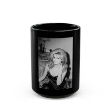 Pamela Tiffin #47 (Vintage Female Icon) Black Coffee Mug