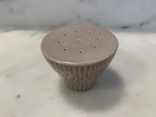 Vintage RED WING Pottery PINK SPICE Pattern Pepper Shaker Hand Painted