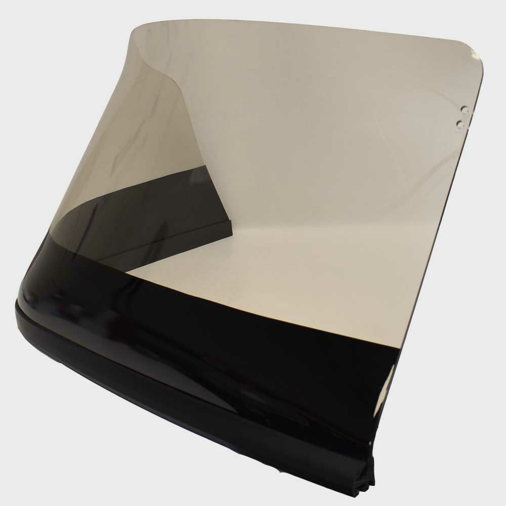 Boat Windshield | 34 1/2 x 22 3/8 x 17 5/8 Inch Smoke Plexiglass