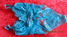 ANN SUMMERS UNDERWIRED BLUE BODY "THE LAVISH" SIZE 10 D-DD NWT