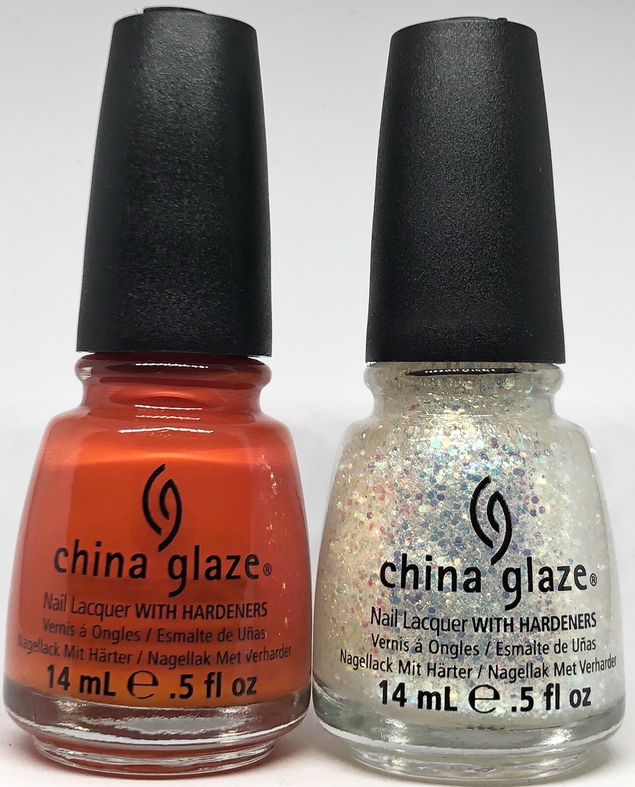 China Glaze Nail Polish Roguish Red 1133 Make A Spectacle 1135 Glitter Lacqu Ebay