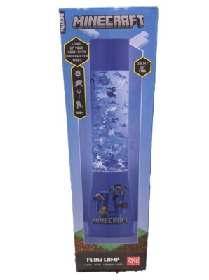 Official Minecraft Flow Lamp/Night Light - Mojang Studios / Paladone NEW RARE