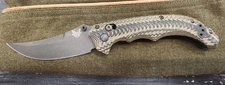 Benchmade 865 Mini Bedlam Black Coyote OD Scimitar