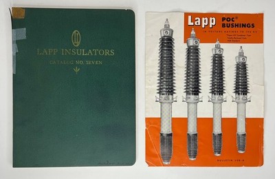 1948 Lapp Insulators Catalog No. 7 Plus Bushings Bulletin 508-A