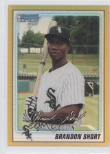 2010 Bowman Chrome Prospects Gold Refractor 24/50 Brandon Short #BCP132 0a7