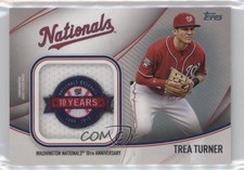 2020 Topps Special Event Jersey Sleeve Trea Turner #JSES-TT Jumbo Patch 10mo