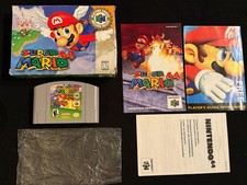 Super Mario 64 Nintendo 64, 1996 Box Manual Complete CIB N64
