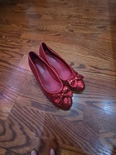 Official Wizard of Oz Ruby Slippers - Deluxe Red Sequin Heels - Women  s Size 7