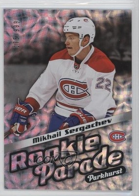 2016-17 Upper Deck Parkhurst Rookie Parade 175/999 Mikhail Sergachev #RP29 fv7