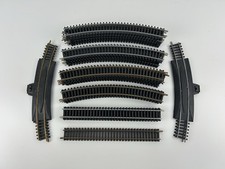 Bachmann Mixed Track HO Scale Lot Of 49 - Straight Curved Terminal Rerailer