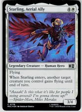Starling Aerial Ally Foil 778 Commander Marvel Super Heroes Magic the Gathering