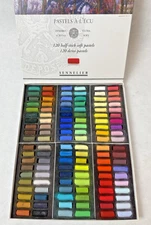 Sennelier Paris Collection Soft Pastels, 120 Half Sticks; open box NEVER USED