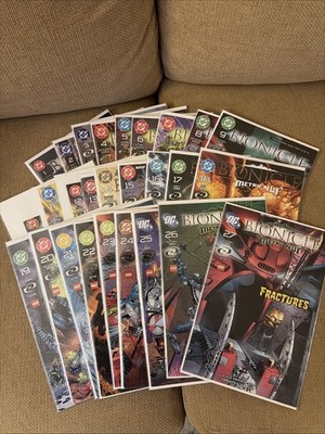 DC LEGO BIONICLE Comics-Complete Run  First Series-2001-2005-RARE!