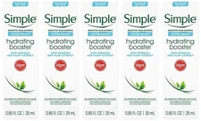 Pack of 5 Simple Water Boost Hydrating Booster,  Sensitive Skin 0.85 fl oz